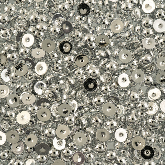Crystal Lane DIY Flat Back Pearls 5mm Silver 575/pk
