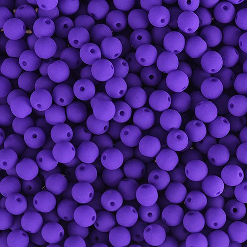 Czech Glass Beads 4mm Round Velvet Violet 46/Strand