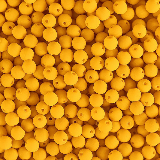 Czech Glass Beads 4mm Round Velvet Sunflower 46/Strand