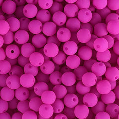 Czech Glass Beads 6mm Round Velvet Fuchsia 30/Strand