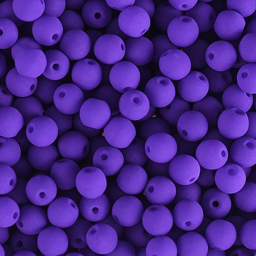 Czech Glass Beads 6mm Round Velvet Violet 30/Strand