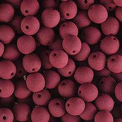 Czech Glass Beads 8mm Round Velvet Maroon Brown 23/Strand