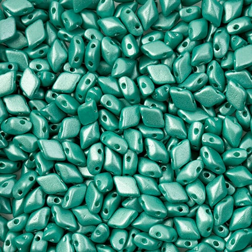 Matubo Czech Gemduo Beads Pearl Shine Light Green 13g