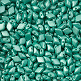 Matubo Czech Gemduo Beads Pearl Shine Light Green 13g