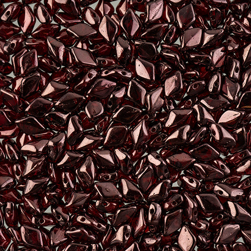 Matubo Czech Gemduo Beads Vega On Ruby 13g