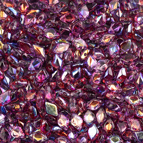 Matubo Czech Gemduo Beads Summer Rainbow Light Violet 13g