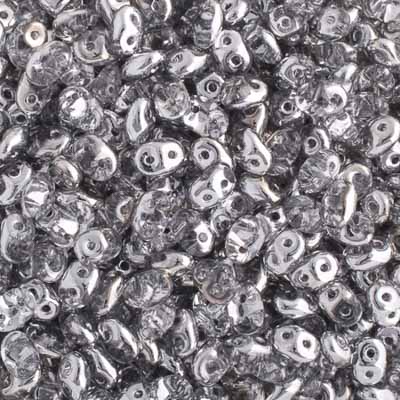 Matubo Czech Superduo Beads Crystal Labrador 22g