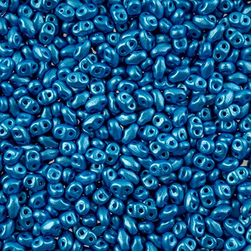 Matubo Czech Miniduo Beads Pearl Shine Azuro 13g
