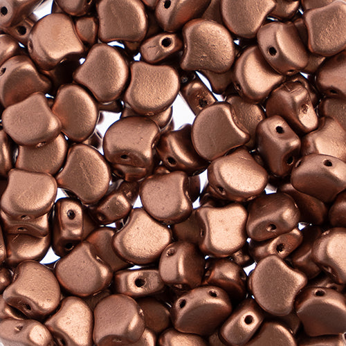 Matubo Czech Ginko Beads Crystal Bronze Copper 12g