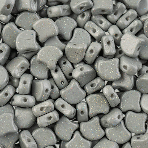 Matubo Czech Ginko Beads Stardance Ultimate Grey 12g