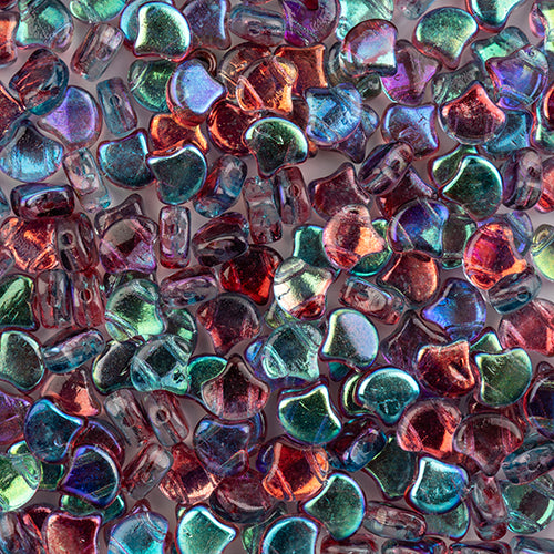 Matubo Czech Ginko Beads Summer Rainbow Dark Violet 12g
