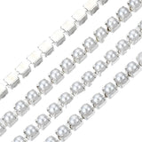 Metal 2mm Silver Pearl Banding by the Yard