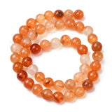 Perles de cornaline de 8 mm (naturelles/teintes) brin de 15 à 16 po
