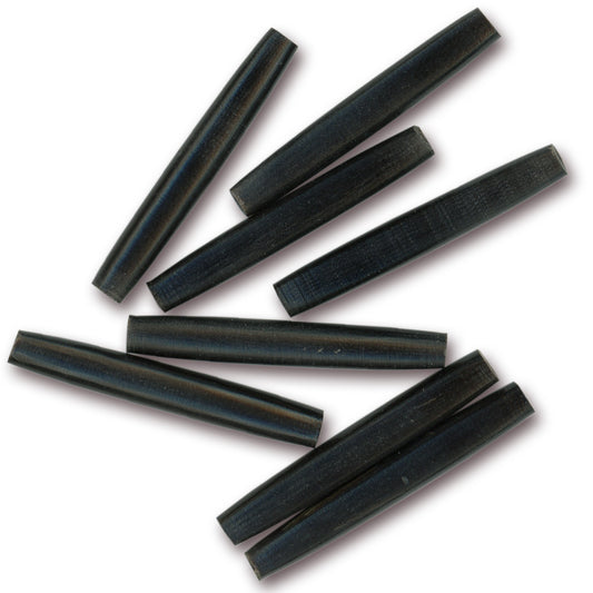 Hairpipe Horn Beads, 2" Black 10/pk