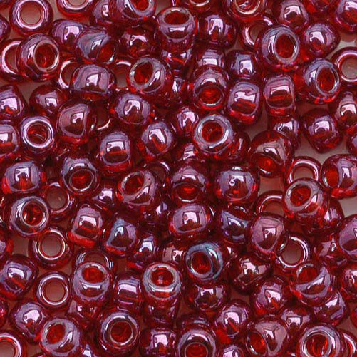 6/0 Toho Seed Beads #332 Gold Luster Raspberry 8-9g Vial