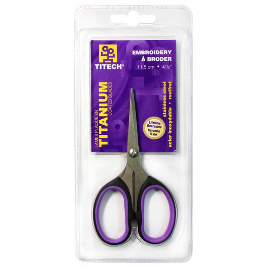 Titech Embroidery Scissors 4.5"
