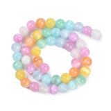 Selenite (Natural/Dyed) Beads 8.5mm Multi Pastel Mix 15-16" Strand