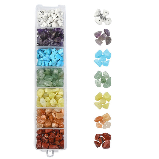 Chakra Bead Kit 5-8mm Chips 7 Styles 84-91g/Box