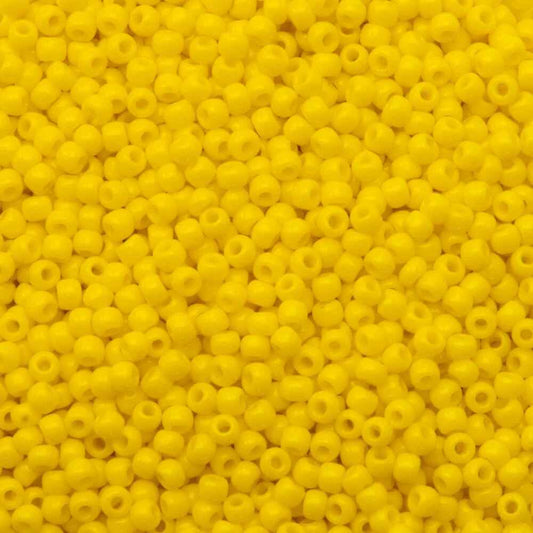 15/0 Toho Seed Beads #42B Opaque Sunshine 8-9g Vial