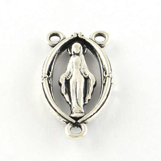 Rosary Metal Connector 25x13mm 10/pk