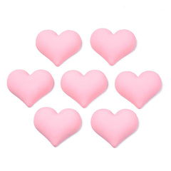 27mm Pastel Pink Heart Cabochons 10/pk