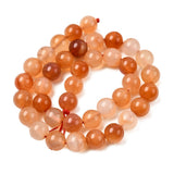 Carnelian Beads 10mm Round (Natural) 15-16" Strand