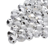 Fire Polished 8mm Round Crystal Labrador Full 20/Strand