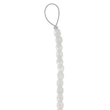Fire Polished 4mm Round White Luster 40/Strand