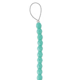 Fire Polished 4mm Round Green Turquoise 40/Strand