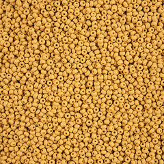 11/0 Czech Seed Beads #43164 Permalux Matte Yellow-Brown 23g