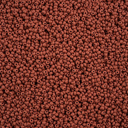 10/0 Czech Seed Beads #159 Permalux Matte Brown 22g