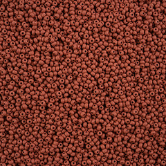 10/0 Czech Seed Beads #159 Permalux Matte Brown 22g