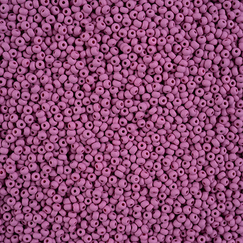 11/0 Czech Seed Beads #43174 Permalux Matte Purple 23g