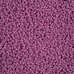 10/0 Czech Seed Beads #165 Permalux Matte Purple 22g