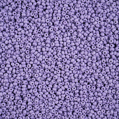 10/0 Czech Seed Beads #166 Permalux Matte Lavender 22g