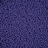 11/0 Czech Seed Beads #43176 Permalux Matte Dark Violet 23g