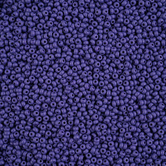 10/0 Czech Seed Beads #167 Permalux Matte Dark Violet 22g