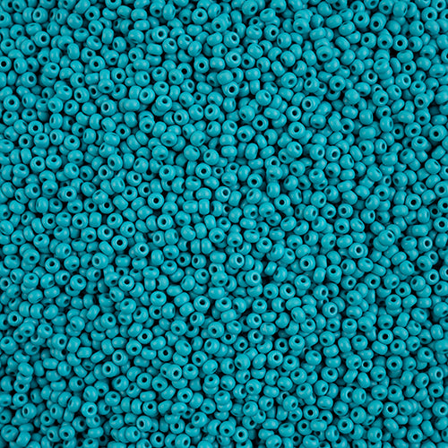 10/0 Czech Seed Beads #170 Permalux Matte Teal 22g