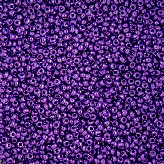 10/0 Czech Seed Beads #294 Metallic Purple 22g