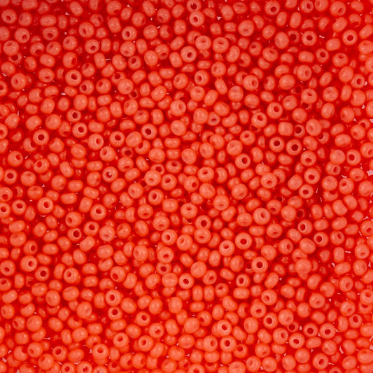 10/0 Czech Seed Beads #388 Opaque Coraline Solgel 22g