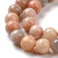 10mm Sunstone (Natural) Beads 15-16" Strand