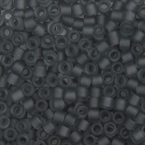 11/0 Delica Bead #0749 Tr Matte Grey 5.2g