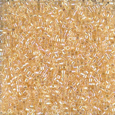 11/0 Delica Bead #1252 Tr Crystal Ivory Luster 5.2g