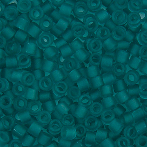 11/0 Delica Bead #1268 Tr Matte Teal Caribbean 5.2g