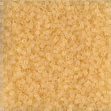 11/0 Delica Bead #1272 Tr Matte Crystal Ivory 5.2g