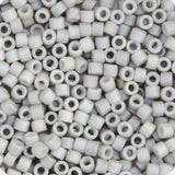 11/0 Delica Bead #1528 Op Light Grey Smoke AB Matte 5.2g