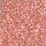 11/0 Delica Bead #1863 Silk Cinnamon AB Inside Dyed 5.2g