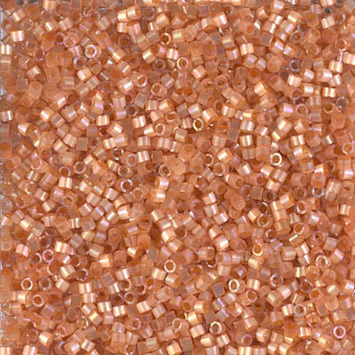 11/0 Delica Bead #1864 Silk Topaz AB Inside Dyed 5.2g