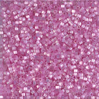11/0 Delica Bead #1866 Silk Orchid AB Inside Dyed 5.2g