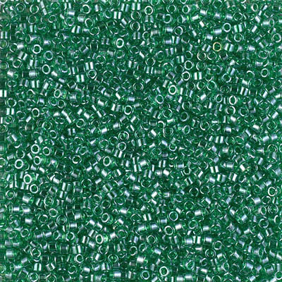 11/0 Delica Bead #1889 Tr Green Luster 5.2g